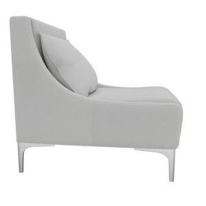 white mayfair armchair 1